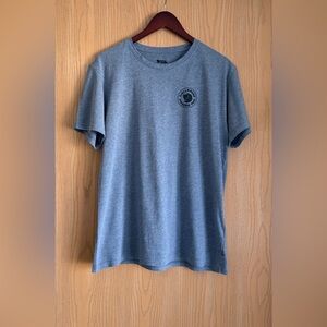 Fjallraven | Mens Large | 1960 Logo Crew Neck T-shirt Heather Gray Lightweight